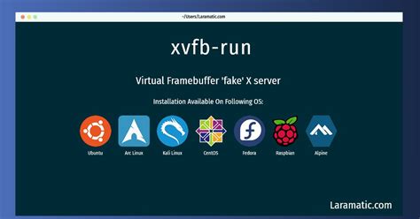 You can use either of these commands. . Xvfb linux install